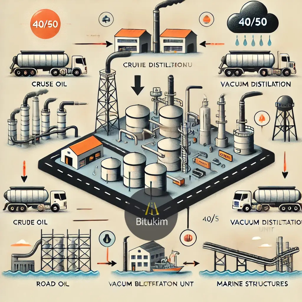 How Bitumen 40/50 is Produced